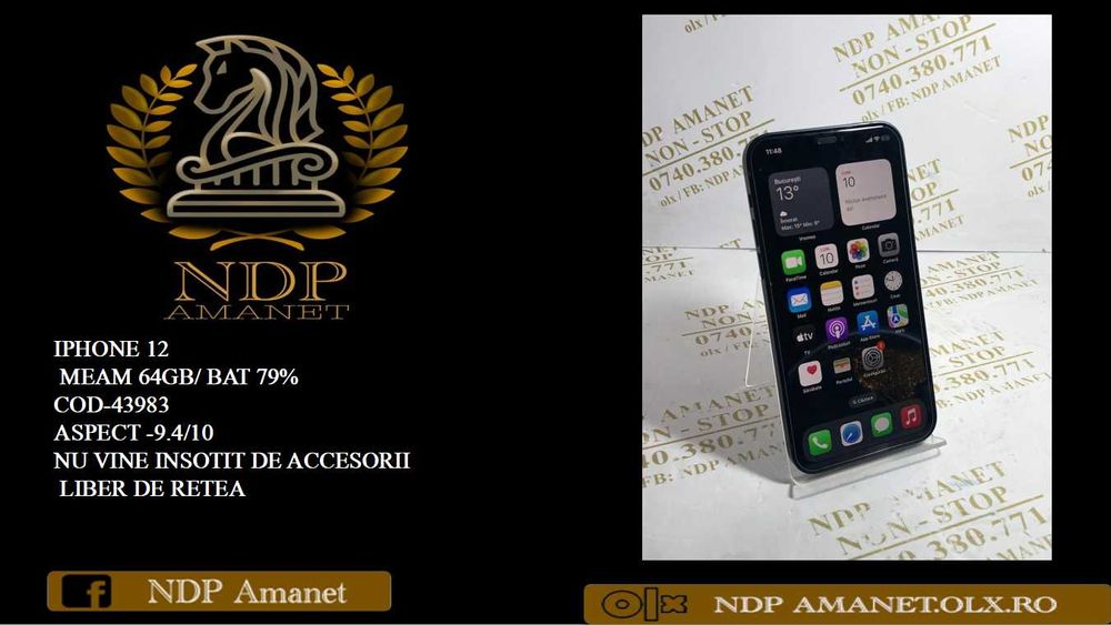NDP Amanet Calea Mosilor 298 IPHONE 12 ( 43983)