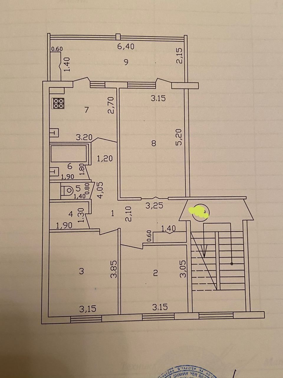 Юабад 19. 3/4/5. 78м2. Ипотеку можно
