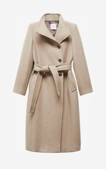 Вълнено палто Mango