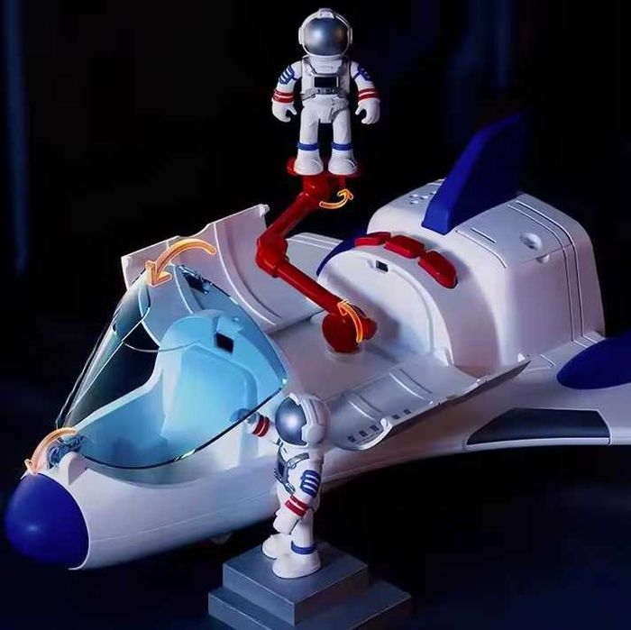 Set Cosmic de Explorare 5 in 1, Racheta, Rover si Naveta Spatiala