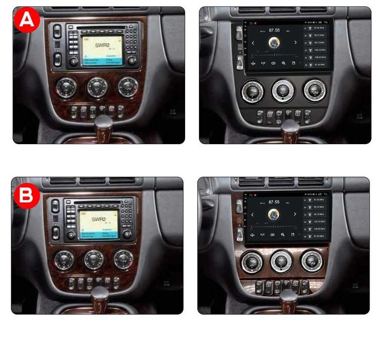 Navigatie Mercedes ML W163 din 2001 - 2005 , Noua Garantie 2GB 4GB 8GB