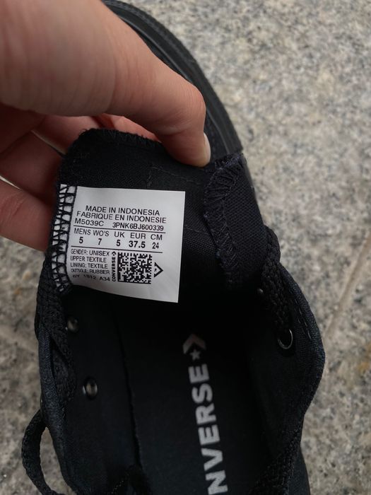 Черни кецове  Converse