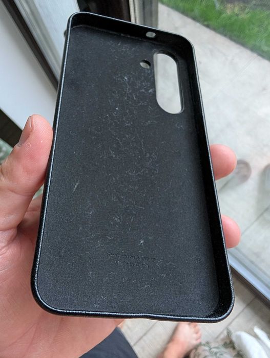 husa leather samsung s25+