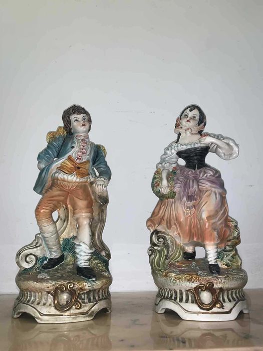 Pereche de statuete Capodimonte
