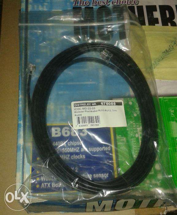 cablu rj12- rj12 3m Distrelec