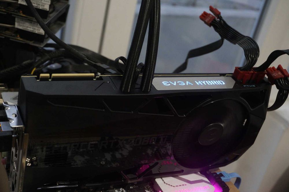 Видеокарта GPU RTX 2080 Ti 11GB EVGA FTW3 Ultra Hybrid / Вкл.ДДС