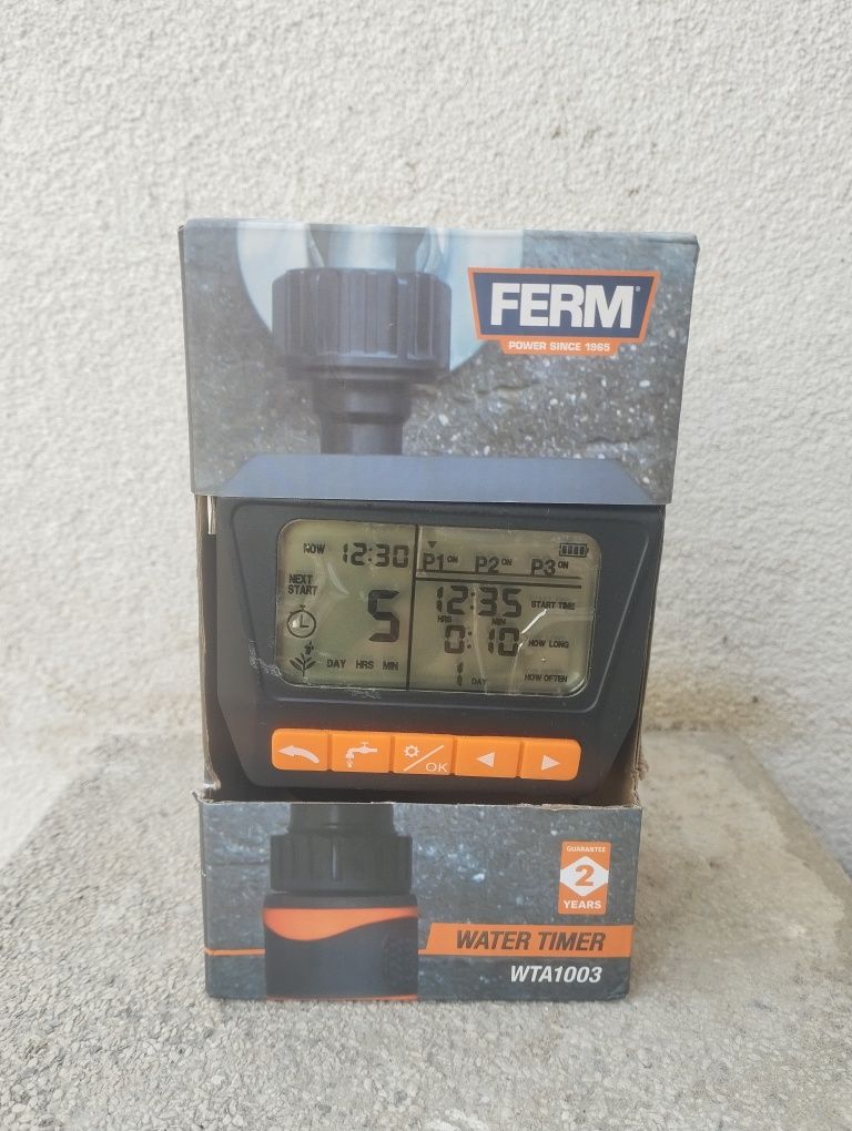 Дигитален таймер за поливане Ferm / Програматор