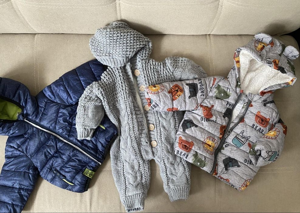 Якета, космонавт и зимно чувалче за количка