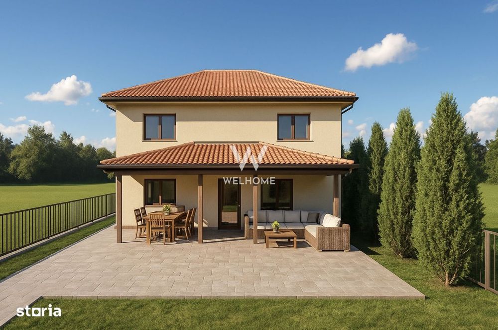 Casa 4 camere, teren 420 mp - NOU - Sibiu, Selimbar