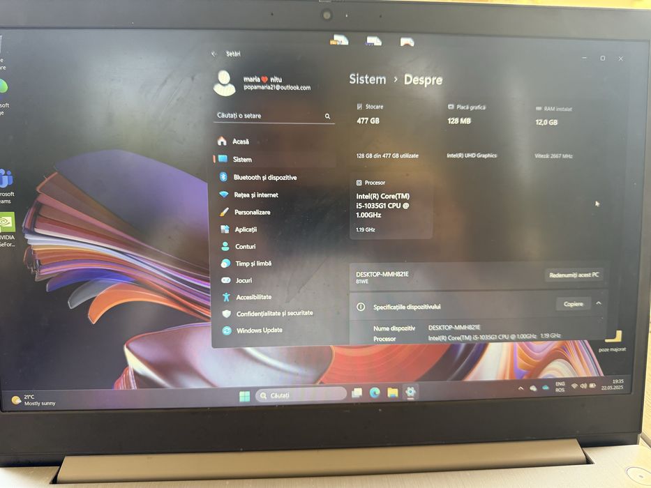 Vand Laptop Lenovo IdeaPad 3