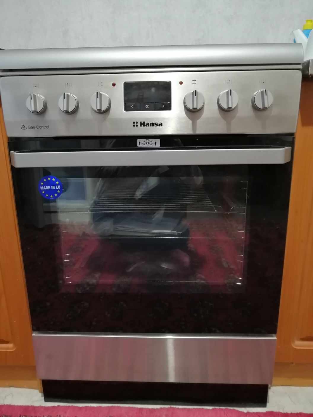 Комбинированная Кухонная плита Hansa FCMX-68209 серебристый