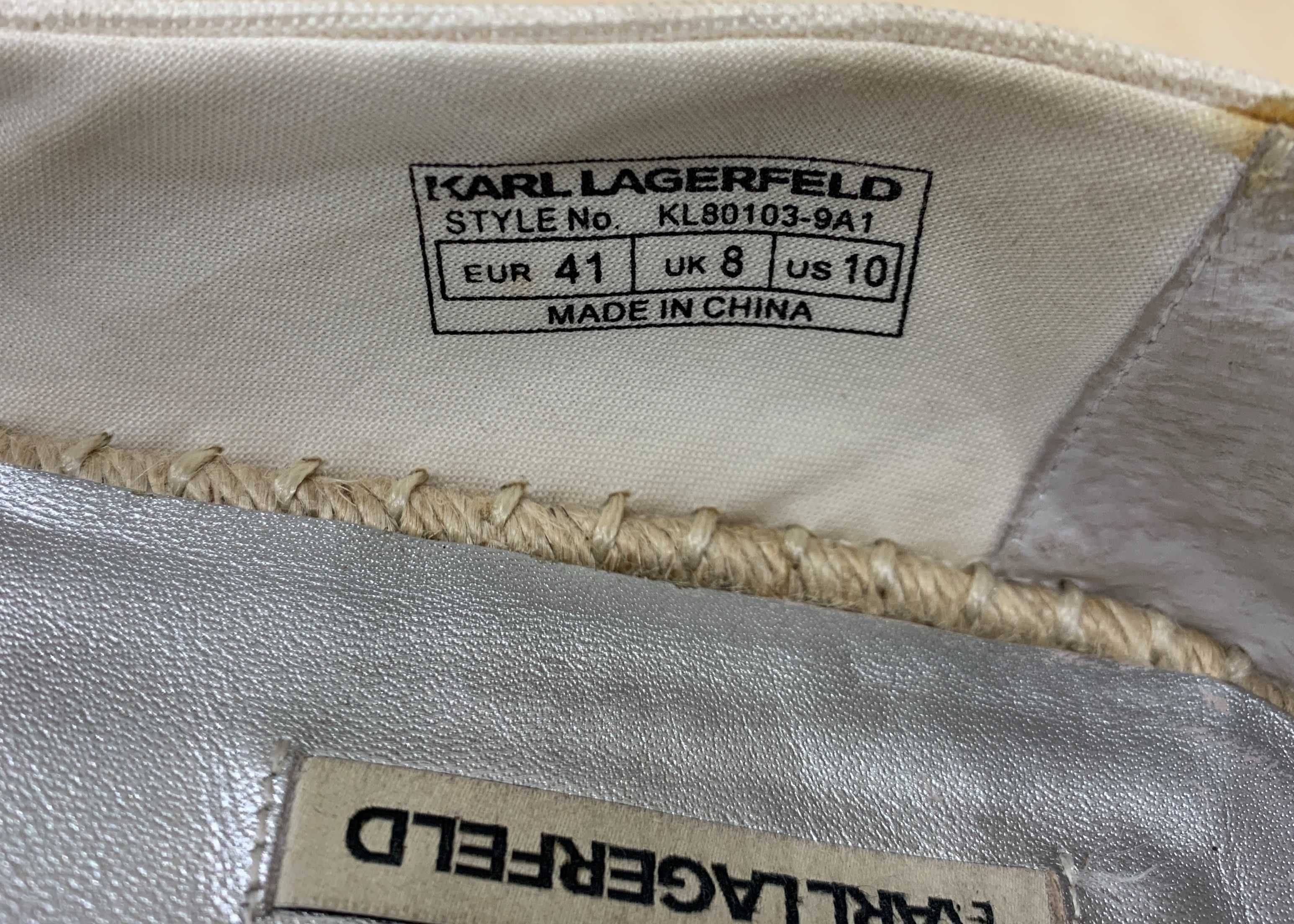 Espadrile Karl Lagerfeld  unisex marimea 41