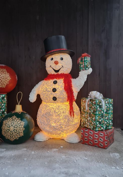 Новогодние фигуры снеговик