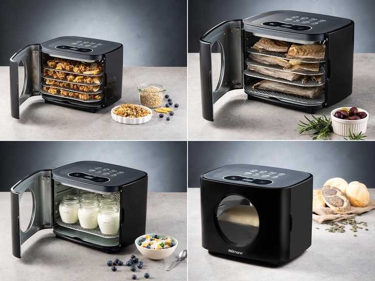 Сушилня за плодове и зеленчуци Delimano Deluxe Noir, 300 W