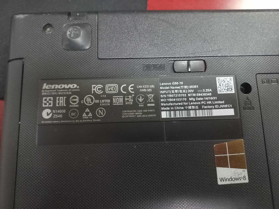 Ноутбук Lenovo G50-70