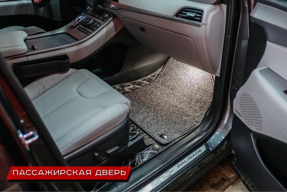 Palisade Hyundai 3д полики/3д полик/3д коврик/3д коврики Палисад