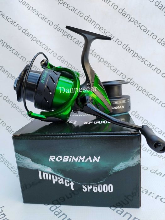 SET 4 Mulinete Feeder Robinhan IMPACT SP6000 tambur long cast 10rulmen