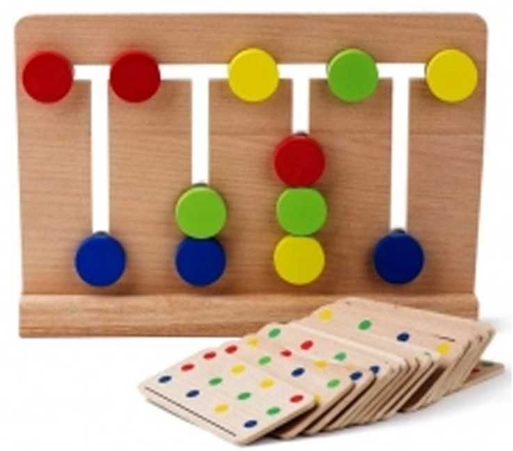 Labirint asociere Culori Montessori