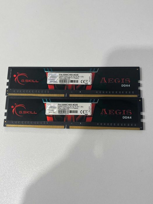 Оперативная память G.SKILL Aegis F4-3200C16S-8GIS 8Gb 2шт.