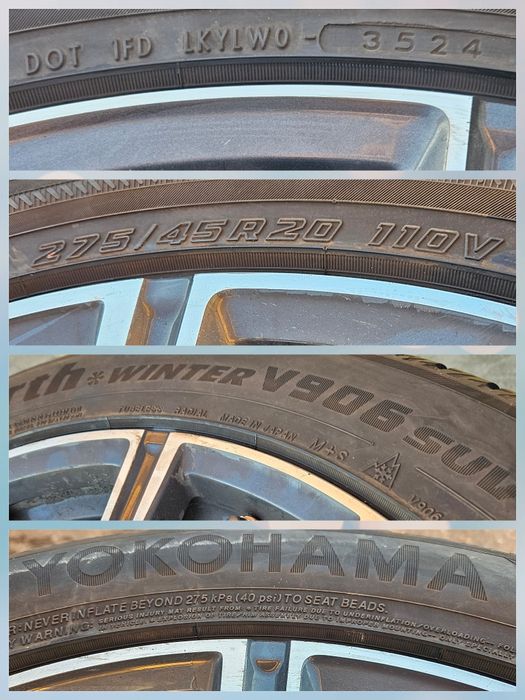 Jante BMW X5 G05 X6 G06 M echip iarna 305 40 20/275 45 20 Yokohama2024