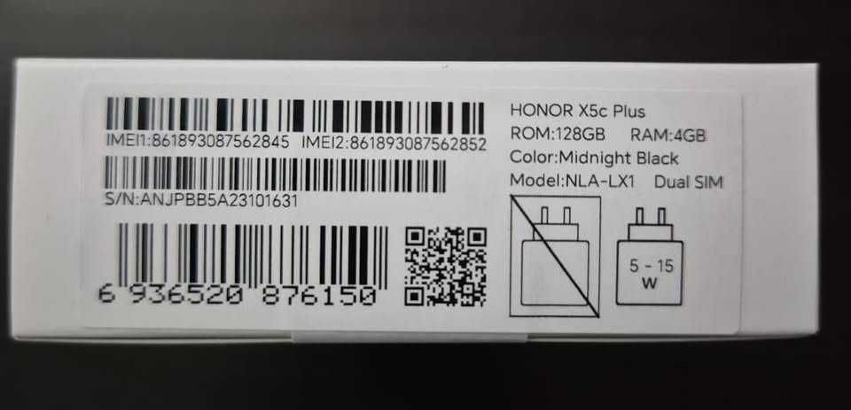 Smartphone HONOR X5c Plus