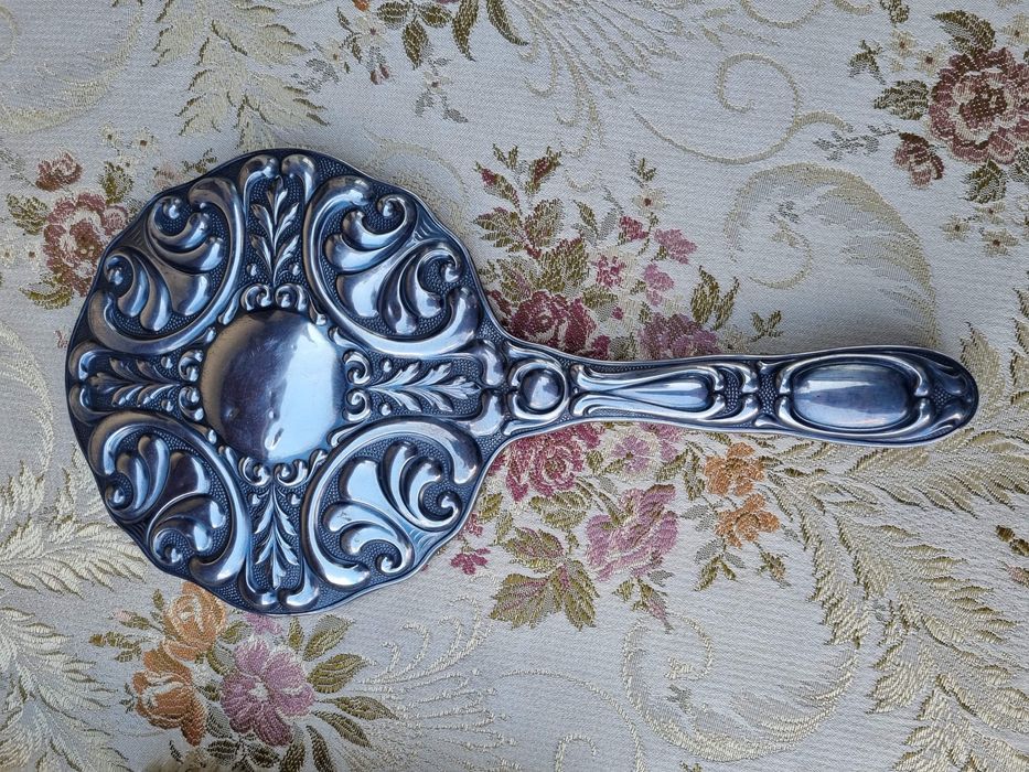 Set antic de toaleta, din argint german 835