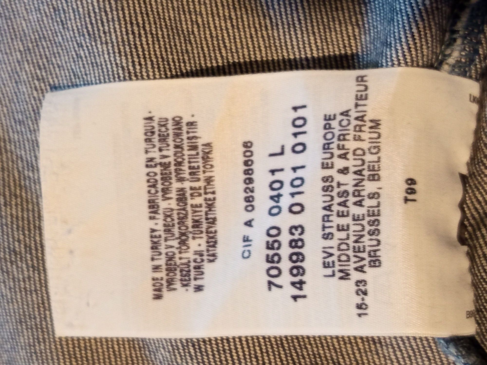 Мъжко Дънково Яке "Levi's'