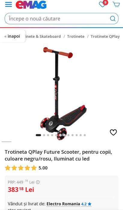 Trotineta QPlay Future Scooter copii
