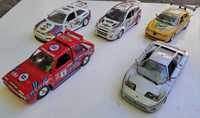 Колички модели Lancia, Bugatti, Ford, Alfa Romeo на Bburago 1/24
