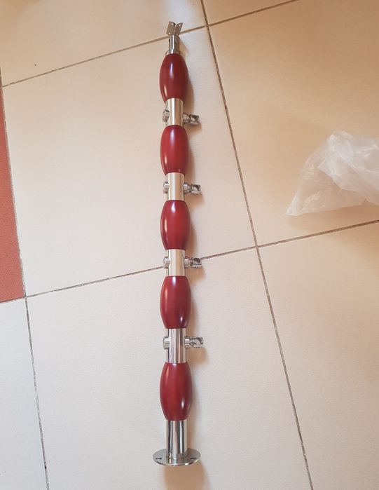 Балясины из нержавейки с элементами декора