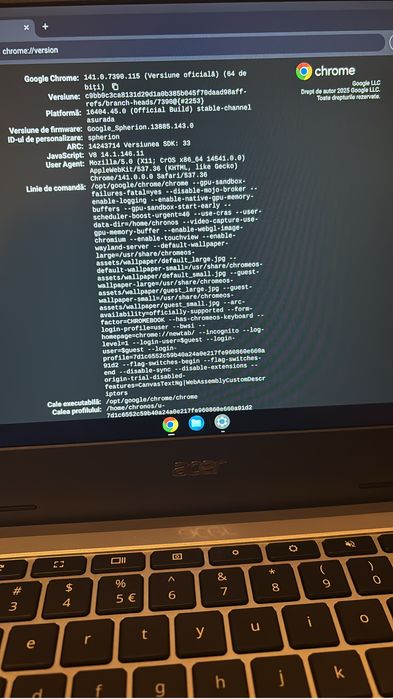 Laptop Acer perfect functional