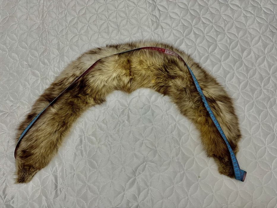 Guler din blana naturala de vulpe