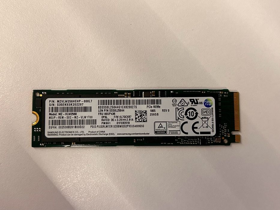 SSD M.2 NVME Samsung 256GB MZ-VLW2560
