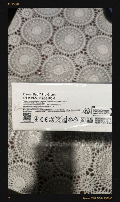 XIAOMI mi pad 7 pro 12/512