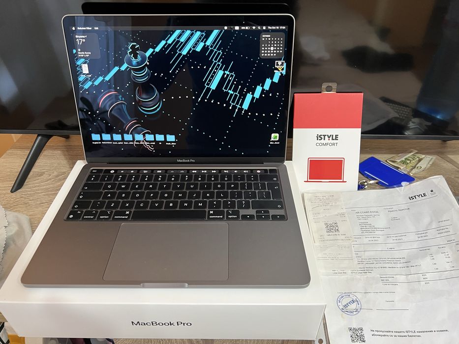 Macbook PRO M2 8GB 256GB *Touchbar*ГАРАНЦИЯ ДО 06/2026