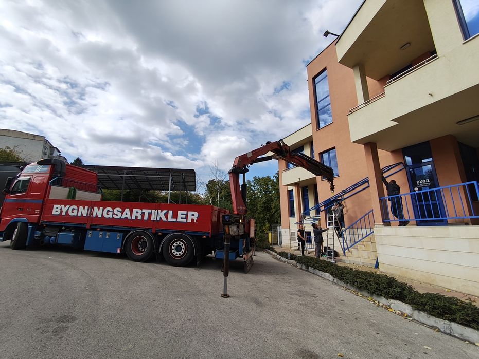 Транспортни услуги с бордови КРАН !!!