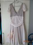 Rochie eleganta roz pudrat