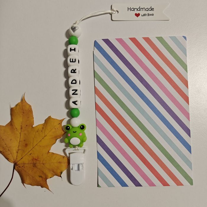 Lănțișor pentru suzetă personalizat