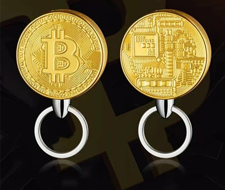 Запалка във форма на монета Биткойн , Bitcoin