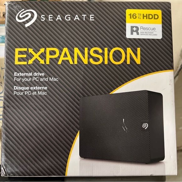 HDD extern Seagate Expansion, 16TB, 3.5", USB 3.0, Negru,sigilat