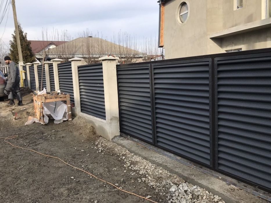 Garduri din sipca metalică plasa burdurata jaluzele orizontale