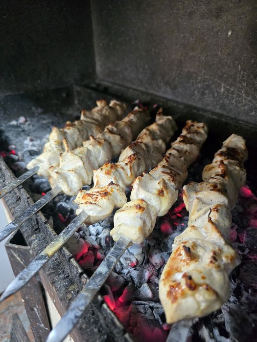 Шашлык жареный и шашлык маринад