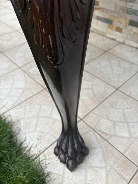 Fabuloasa masa Chippendale-mahon-intarsii-picioare cabriole-Anglia