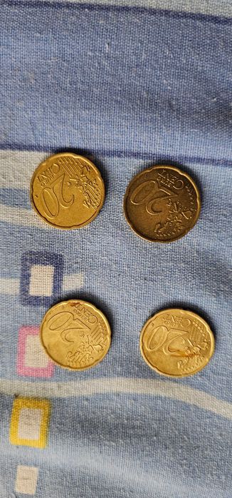 monezi 20 eurocenti cu defecte
