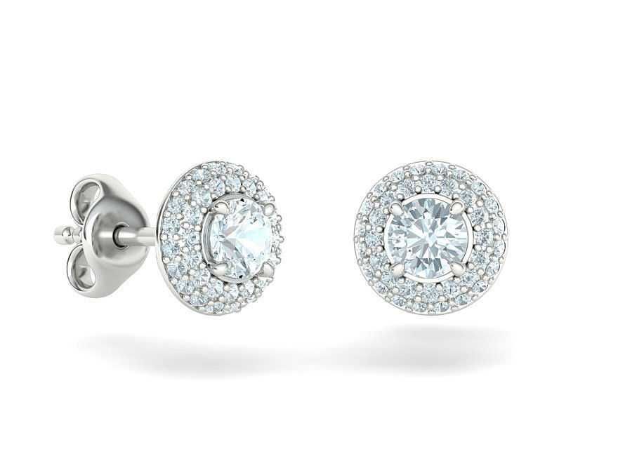 Oбеци з 14к с 0.96ct Диаманти
