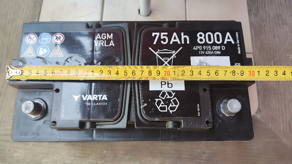 Baterie auto NOUA originala Varta -Volskwagen/Banner -Porsche