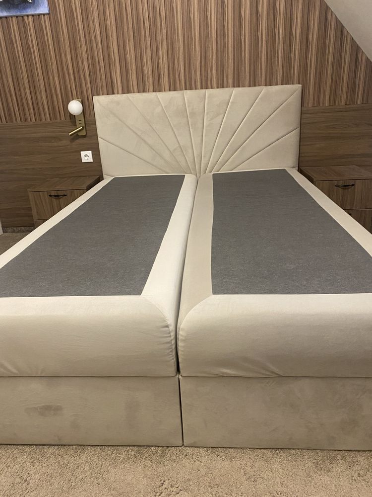 Тапицирано легло-boxspring 140х200 см