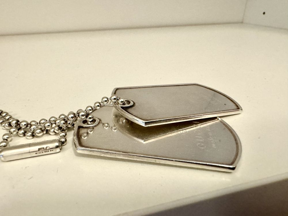 GUCCI Dog tags Original