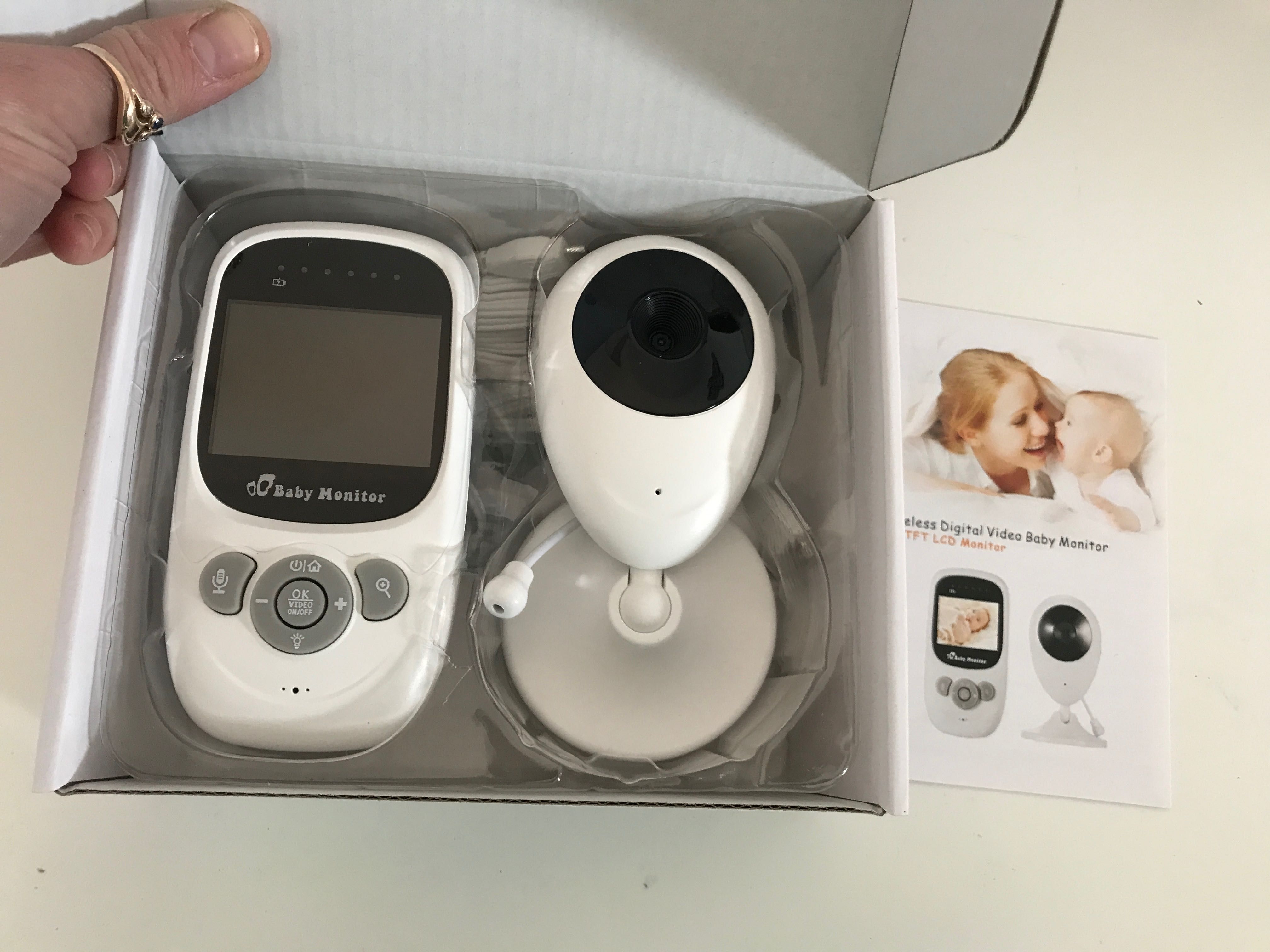 Baby Monitor Wireless + cadou, 2.4 Inch LCD, audio-video,NIGHT VISION