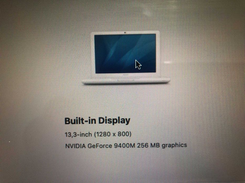 MacBook 13,3-inch 2009,  2,26 GHz, 4 GB, SSD 128 GB NOU. IMPECABIL